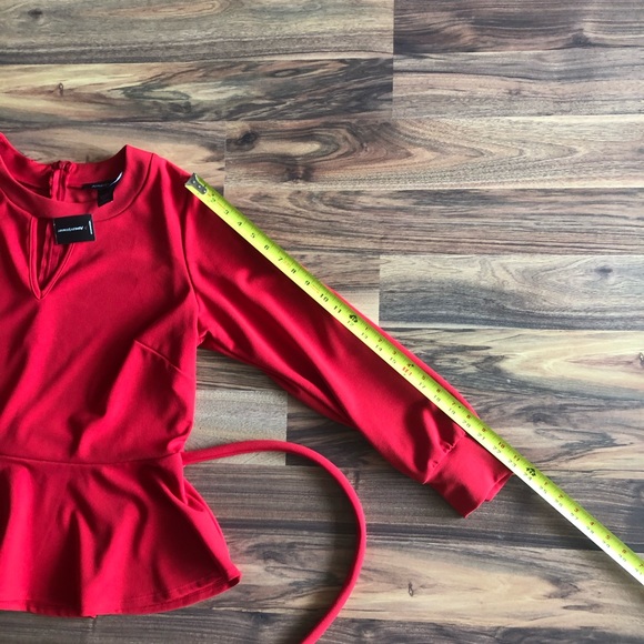 BNWT Ashley Stewart peplum blouse - Picture 6 of 8